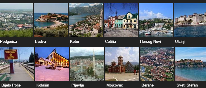 Ciudades de Montenegro