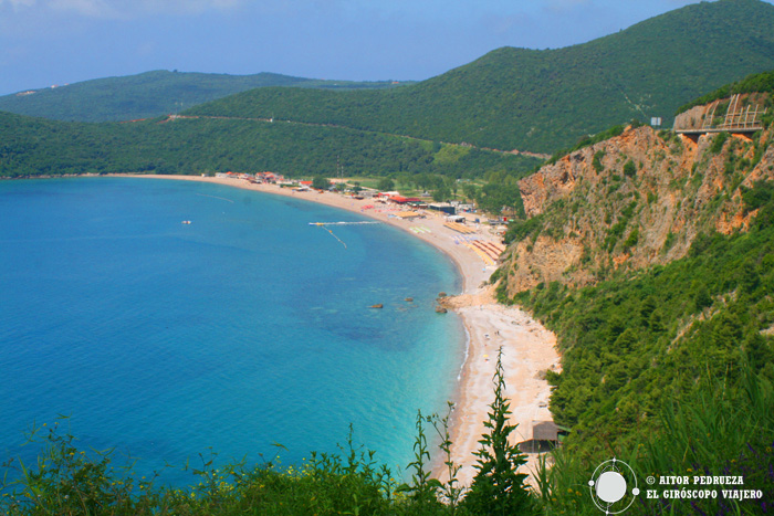 Playa de Jaz, cerca de Budva