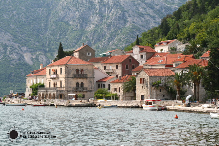 Palacios de Perast en Montenegro